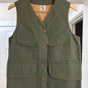 Arpenteur Olive Green Utility Vest, Size M